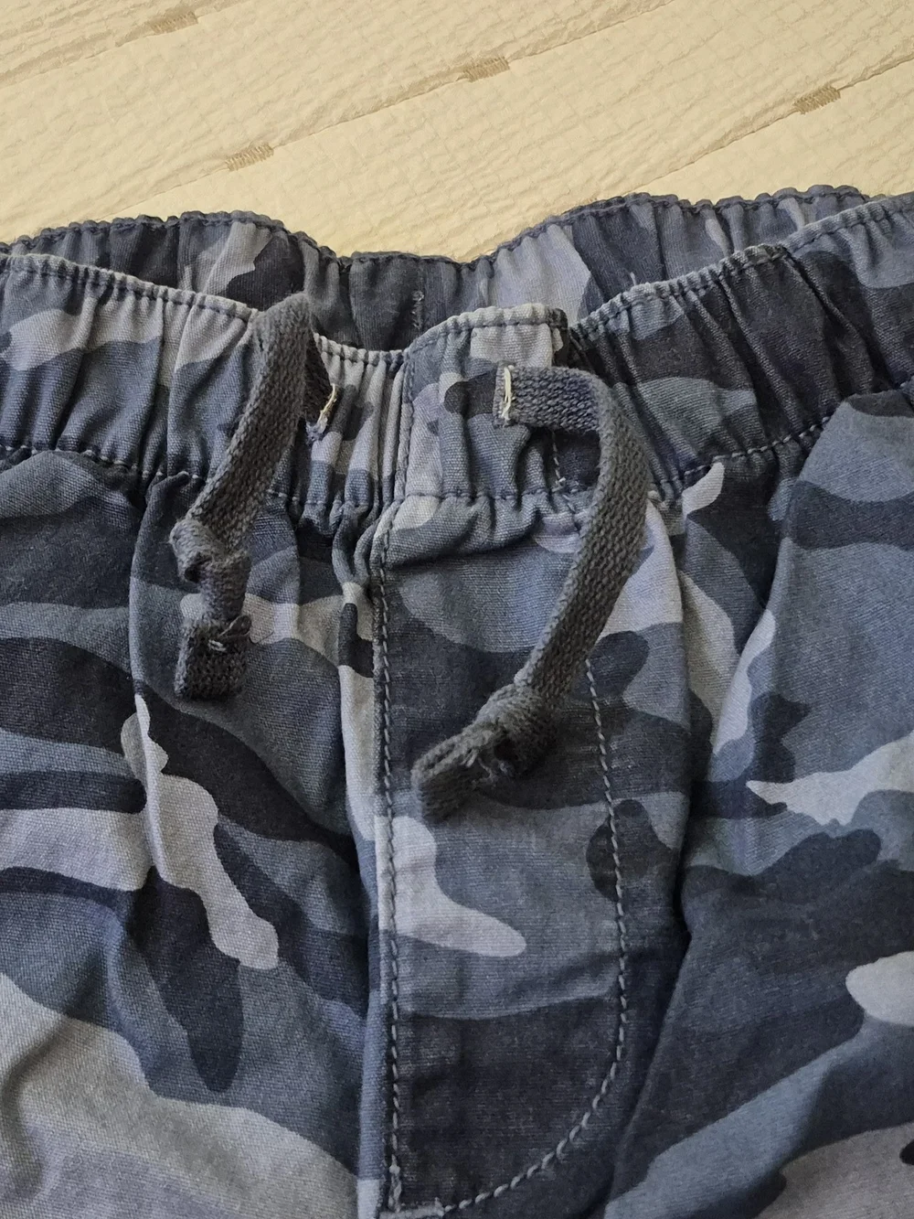 GAP Kids' Blue Camo Jogger Pants